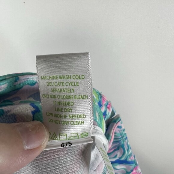 Lilly Pulitzer Kelly High Rise Knit Skinny Ankle Pant Size 2 Tropical‎ Colorful - Picture 10 of 10